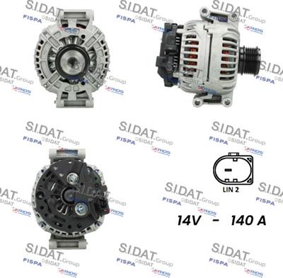 Sidat A12BH0377 - Alternatore autozon.pro