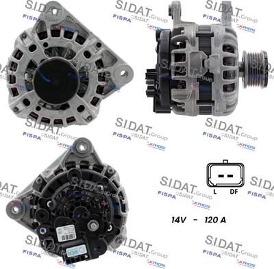 Sidat A12BH0290 - Alternatore autozon.pro