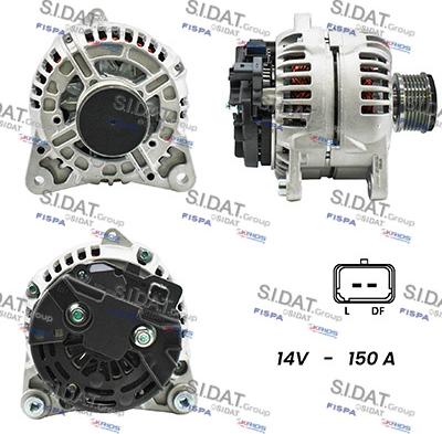 Sidat A12BH0293A2 - Alternatore autozon.pro