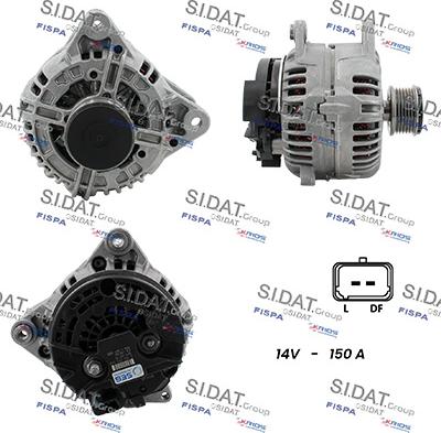 Sidat A12BH0293 - Alternatore autozon.pro