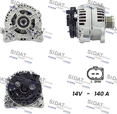 Sidat A12BH0255A2 - Alternatore autozon.pro