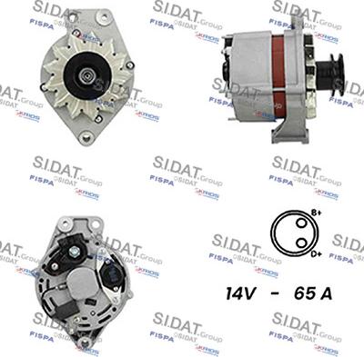 Sidat A12BH0252A2 - Alternatore autozon.pro