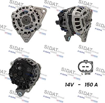 Sidat A12BH0268A2 - Alternatore autozon.pro