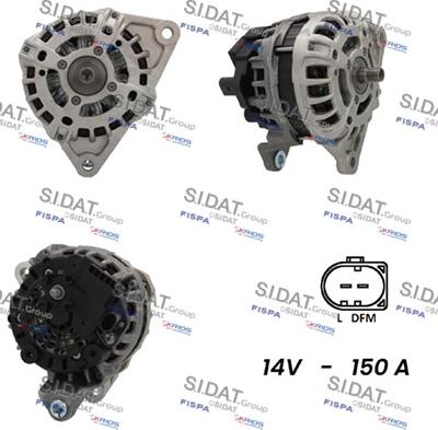 Sidat A12BH0268 - Alternatore autozon.pro