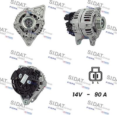 Sidat A12BH0219A2 - Alternatore autozon.pro