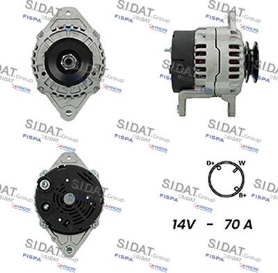 Sidat A12BH0229A2 - Alternatore autozon.pro