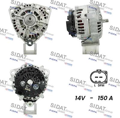 Sidat A12BH0279A2 - Alternatore autozon.pro