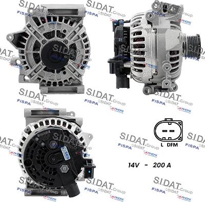 Sidat A12BH0274 - Alternatore autozon.pro