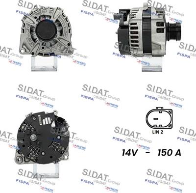 Sidat A12BH0276 - Alternatore autozon.pro