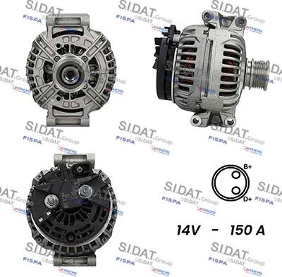 Sidat A12BH0270A2 - Alternatore autozon.pro