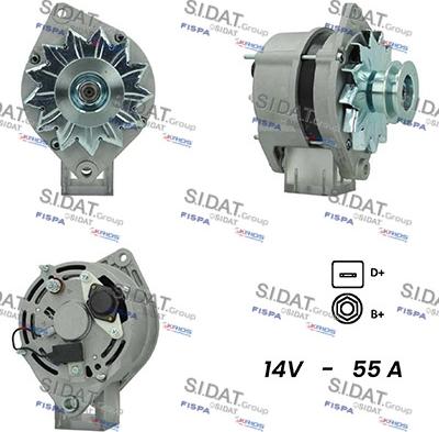 Sidat A12BH0796A2 - Alternatore autozon.pro