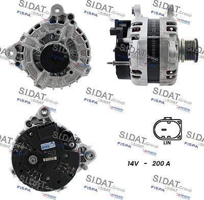 Sidat A12BH0745 - Alternatore autozon.pro