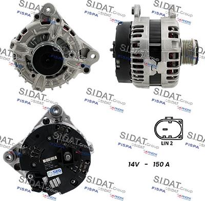 Sidat A12BH0752 - Alternatore autozon.pro