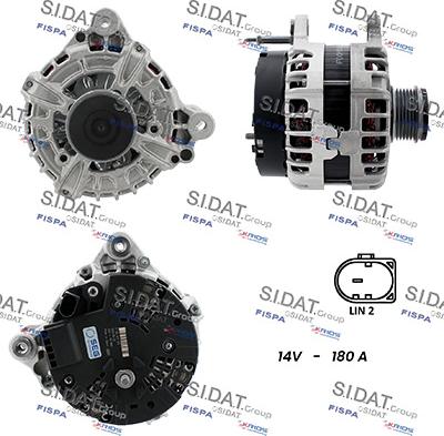 Sidat A12BH0760 - Alternatore autozon.pro