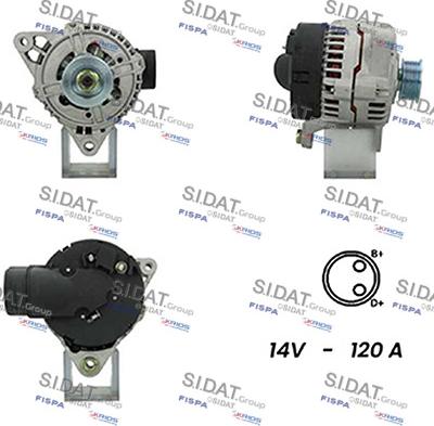 Sidat A12BH0736A2 - Alternatore autozon.pro