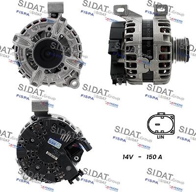 Sidat A12BH1092 - Alternatore autozon.pro