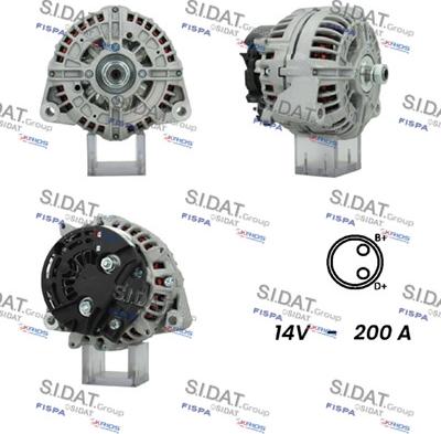 Sidat A12BH1059 - Alternatore autozon.pro