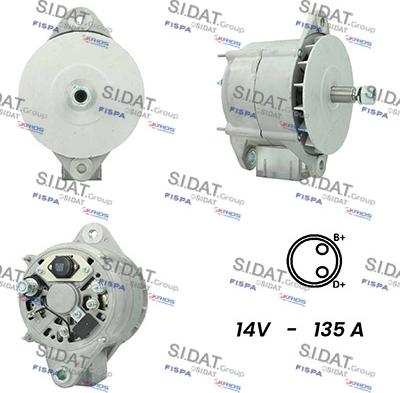 Sidat A12BH1056A2 - Alternatore autozon.pro