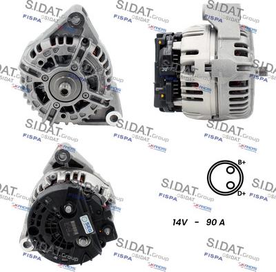 Sidat A12BH1063 - Alternatore autozon.pro