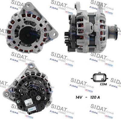 Sidat A12BH1031 - Alternatore autozon.pro