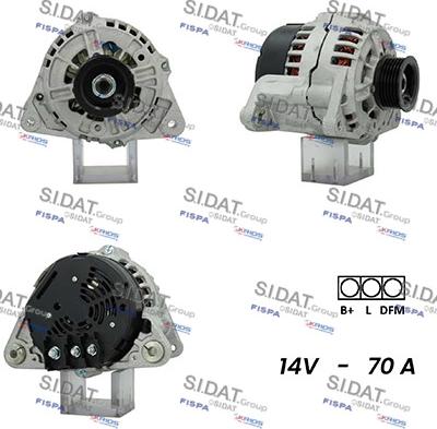 Sidat A12BH1038A2 - Alternatore autozon.pro