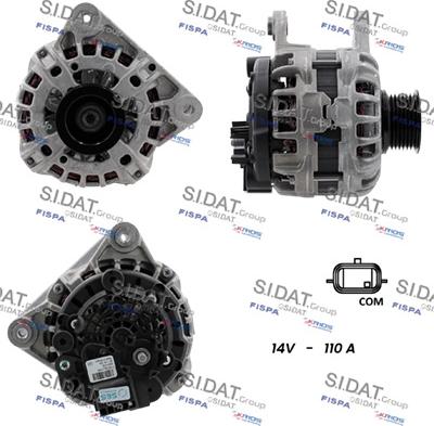 Sidat A12BH1024 - Alternatore autozon.pro