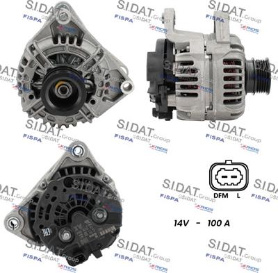 Sidat A12BH1162 - Alternatore autozon.pro