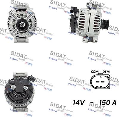 Sidat A12BH1131AS - Alternatore autozon.pro