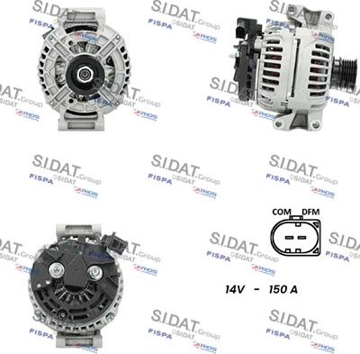 Sidat A12BH1131 - Alternatore autozon.pro