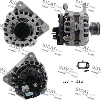 Sidat A12BH1347 - Alternatore autozon.pro