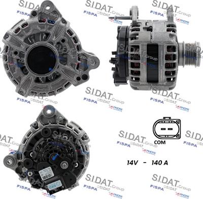 Sidat A12BH1358 - Alternatore autozon.pro