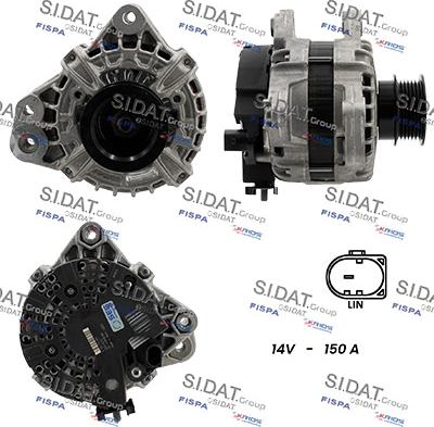 Sidat A12BH1352 - Alternatore autozon.pro