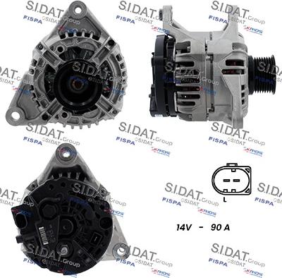 Sidat A12BH1360 - Alternatore autozon.pro