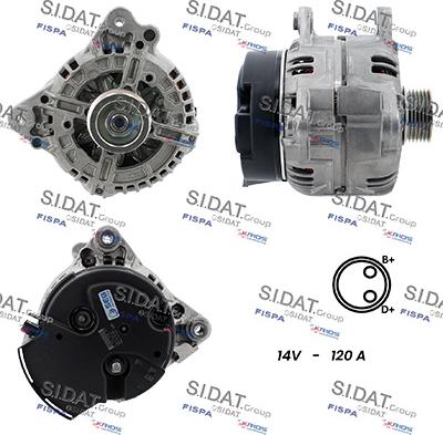 Sidat A12BH1362 - Alternatore autozon.pro