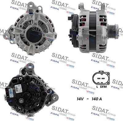 Sidat A12BH1386 - Alternatore autozon.pro