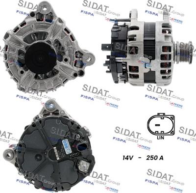 Sidat A12BH1376 - Alternatore autozon.pro