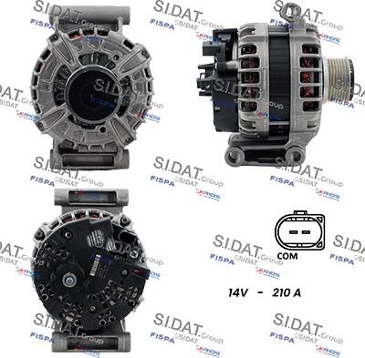 Sidat A12BH1372 - Alternatore autozon.pro