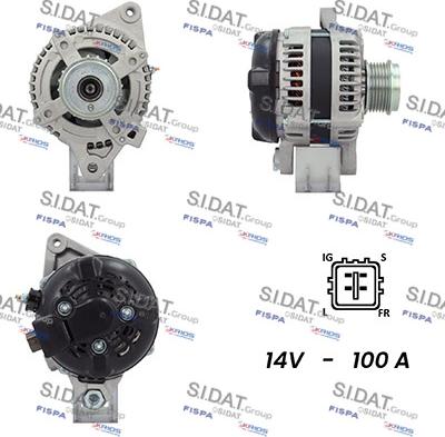 Sidat A12DE0496A2 - Alternatore autozon.pro