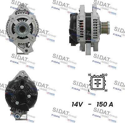 Sidat A12DE0497A2 - Alternatore autozon.pro