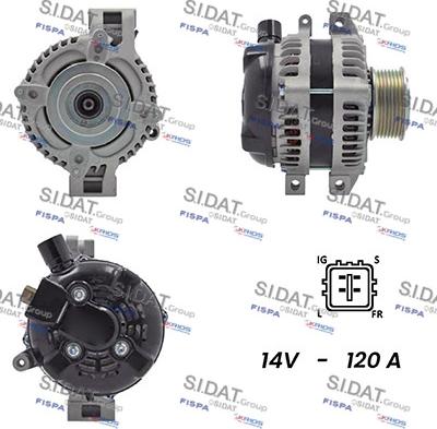 Sidat A12DE0454A2 - Alternatore autozon.pro