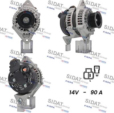 Sidat A12DE0461A2 - Alternatore autozon.pro