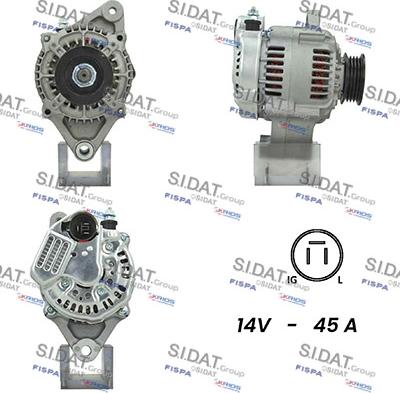 Sidat A12DE0482A2 - Alternatore autozon.pro