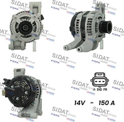 Sidat A12DE0586A2 - Alternatore autozon.pro