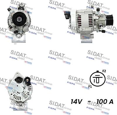 Sidat A12DE0607A2 - Alternatore autozon.pro