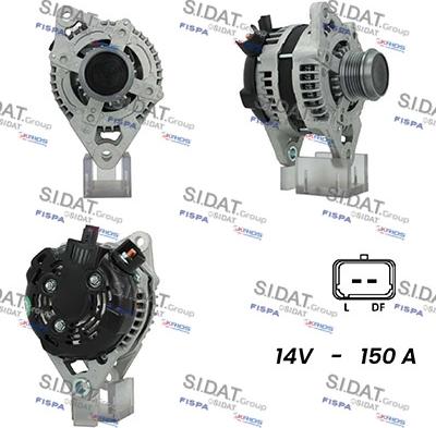 Sidat A12DE0619A2 - Alternatore autozon.pro