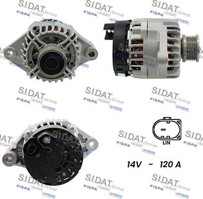 Sidat A12DE0620A2 - Alternatore autozon.pro