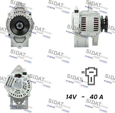 Sidat A12DE0621A2 - Alternatore autozon.pro