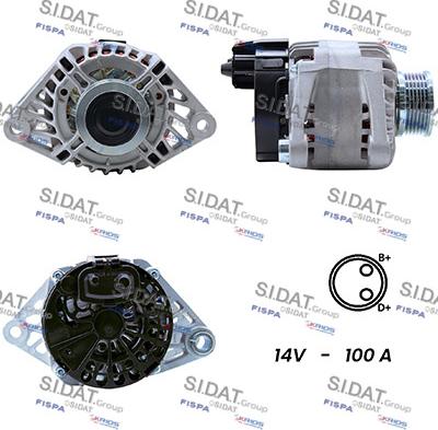 Sidat A12DE0003A2 - Alternatore autozon.pro