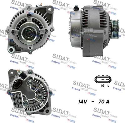 Sidat A12DE0071A2 - Alternatore autozon.pro