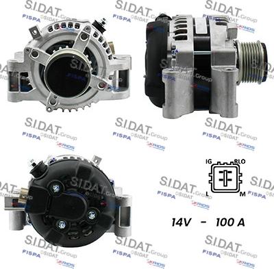 Sidat A12DE0072A2 - Alternatore autozon.pro